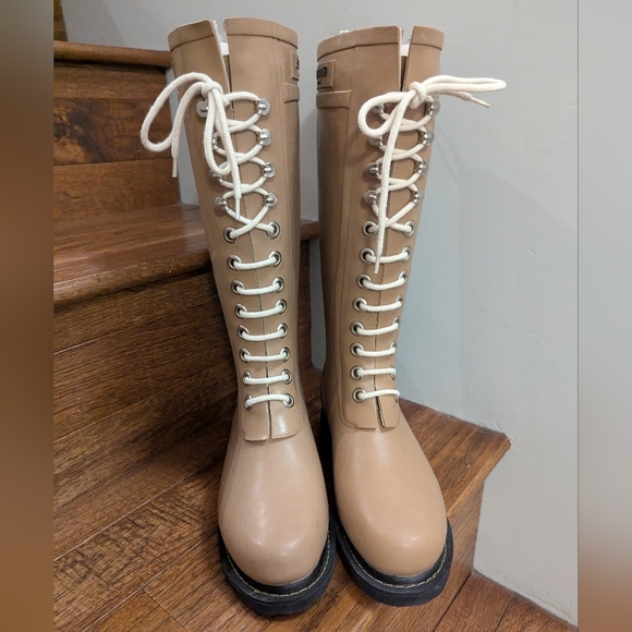 Ilse Jacobsen Hornbaek RUB15 Rubber Boots Long, color otter Size 37 - Picture 6 of 17